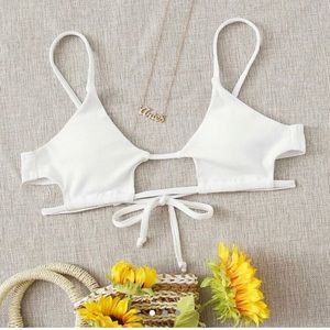 Shein cut out bikini top